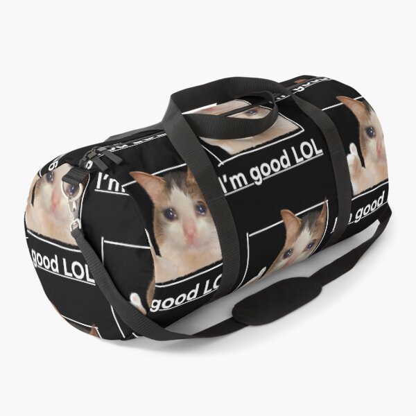 Item preview, I'm Good LOL Crying Cat Thumbs Up Meme Sad Kitty Cry Eyes Funny Memes designed and sold by FranParentUS.