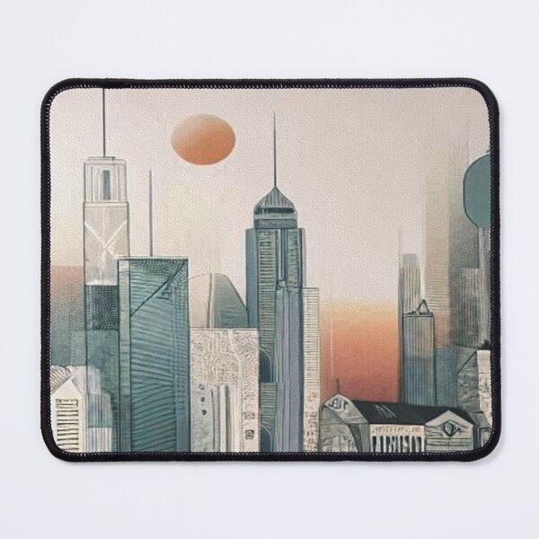 Item preview, Cityscape in the haze designed and sold by jumapa.