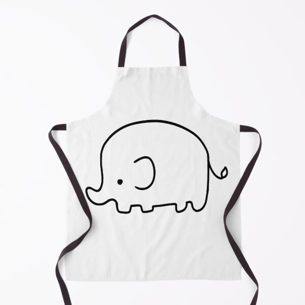 Item preview, Minimalist Elephant Sketch (black) designed and sold by Cosmic-Capybara.