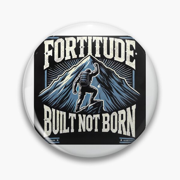 Item preview, Fortitude: Built Not Born Motivational Success quote  designed and sold by NoCompetition.