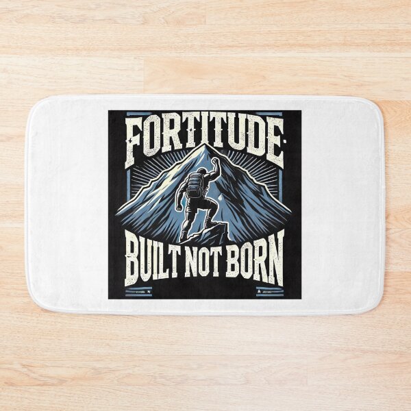 Item preview, Fortitude: Built Not Born Motivational Success quote  designed and sold by NoCompetition.