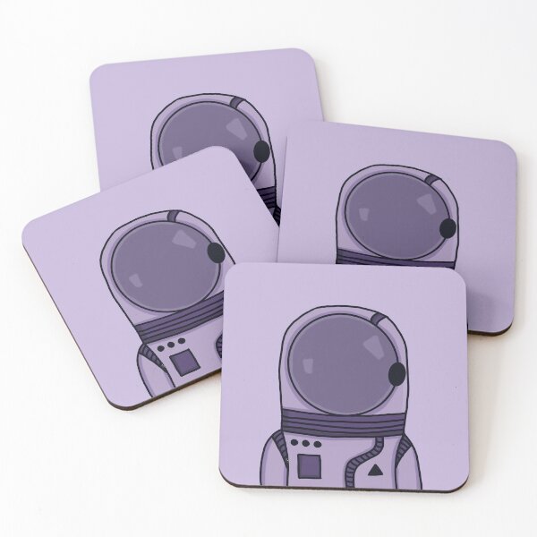 Item preview, Purple Space Man | Color Background designed and sold by illustratingleo.