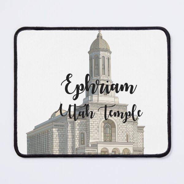 Item preview, Ephriam Utah Temple (Calligraphy) designed and sold by HannahJaynVanderwerff.