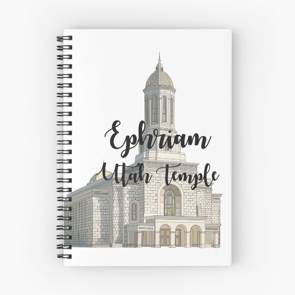Item preview, Ephriam Utah Temple (Calligraphy) designed and sold by HannahJaynVanderwerff.