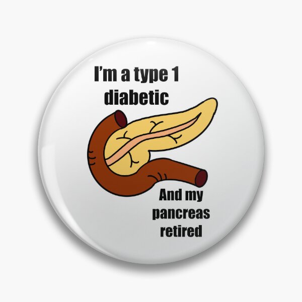 Item preview, I’m a Type 1 diabetic and my pancreas retired designed and sold by Animals-by-JB.