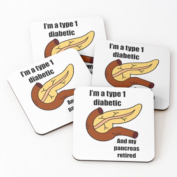Item preview, I’m a Type 1 diabetic and my pancreas retired designed and sold by Animals-by-JB.