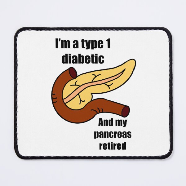 Item preview, I’m a Type 1 diabetic and my pancreas retired designed and sold by Animals-by-JB.