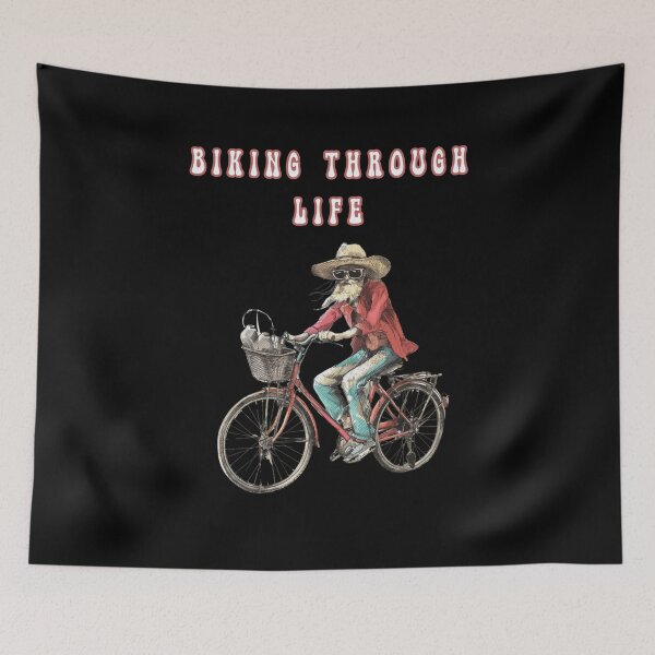 Item preview, Biking Through Life designed and sold by mirciashop.