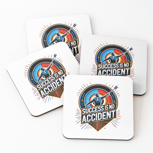 Item preview, Success is no Accident Motivational Design designed and sold by NoCompetition.