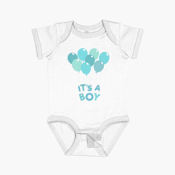 Item preview, It's A Boy :Typography Design With Blue Ballons on clear transparent white background isolated for card, shirt, hoodie, sweatshirt, clothing, label, mug, icon, poster or badge designed and sold by kivoque ★★★★★.