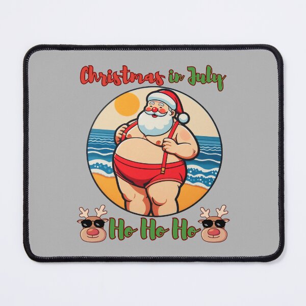 Item preview, Christmas in July: Summer Santa Fun at the Beach designed and sold by Nabucodonoshop.