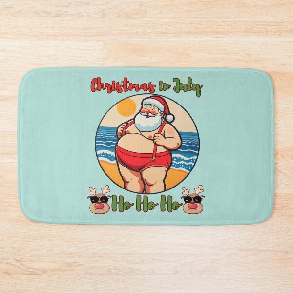 Item preview, Christmas in July: Summer Santa Fun at the Beach designed and sold by Nabucodonoshop.