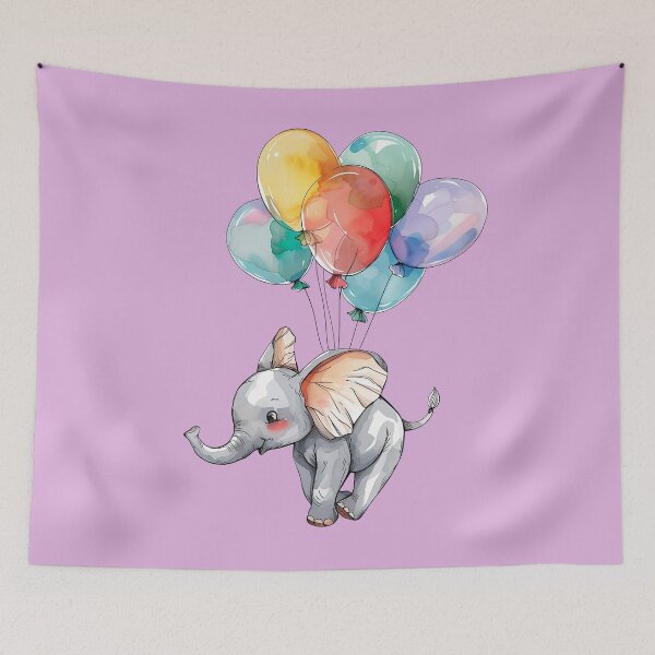 Item preview, Birthday Weekend with a Cute Elephant designed and sold by dharanna.