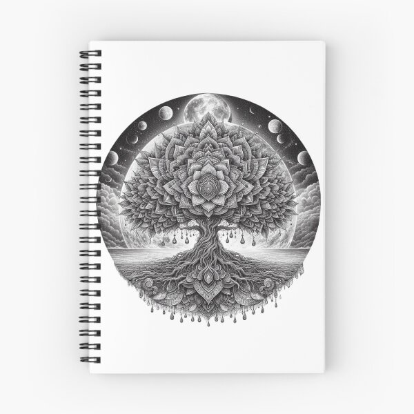 Item preview, tree moon magic fantasy moonlight witchcraft pagan night designed and sold by MaciejPetelski.