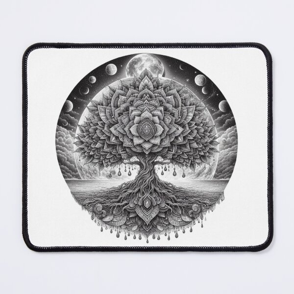 Item preview, tree moon magic fantasy moonlight witchcraft pagan night designed and sold by MaciejPetelski.
