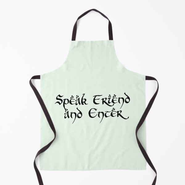 Item preview, Speak Friend and Enter designed and sold by Silly Goose Emporium.