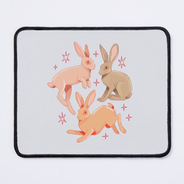 Item preview, Adorable Hares Trio Cute Illustration designed and sold by YaraCuteArt.