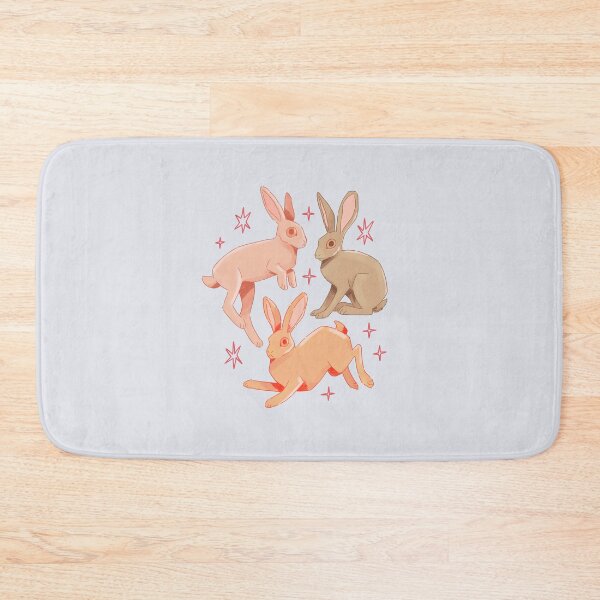 Item preview, Adorable Hares Trio Cute Illustration designed and sold by YaraCuteArt.