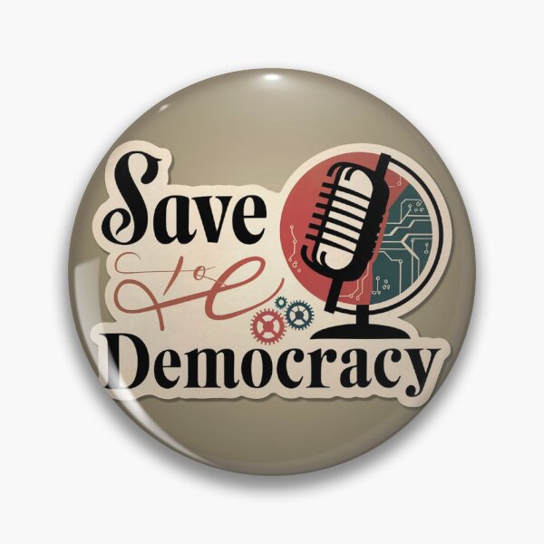 Item preview, Save Democracy sticker designed and sold by Tape2Sticker.