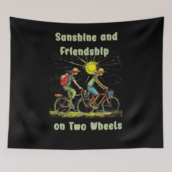 Item preview, SUNSHINE AND FRENDSHIP ON TW WHEELS designed and sold by mirciashop.