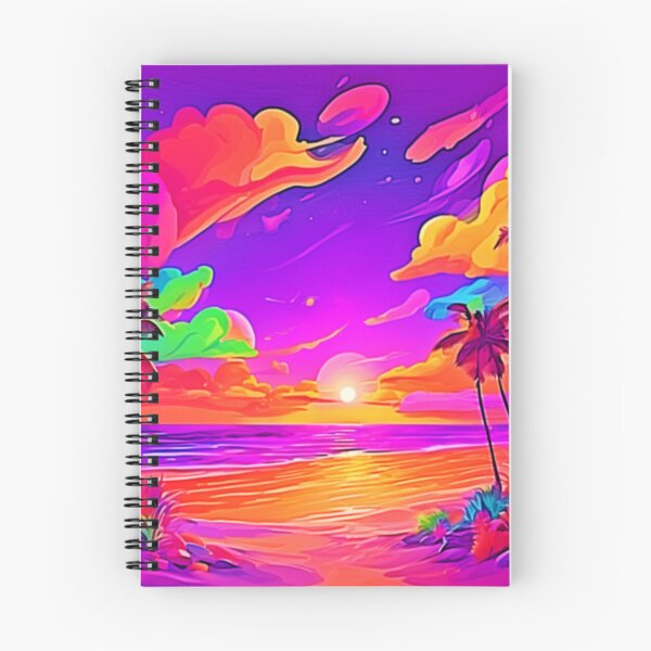 Item preview, Vibrant Tropical Sunset designed and sold by Health And Fitness Posts e-Store.