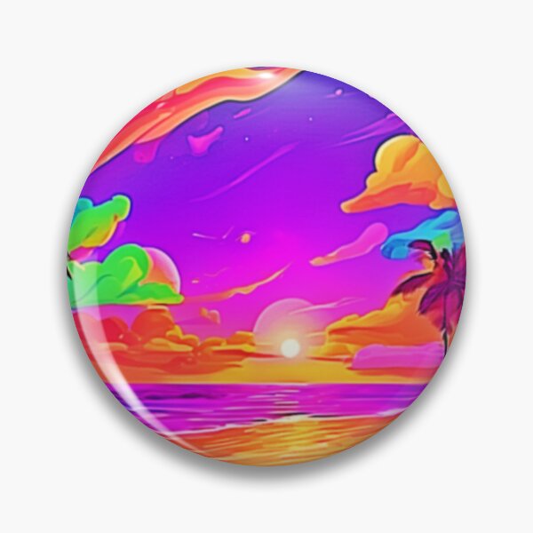Item preview, Vibrant Tropical Sunset designed and sold by Health And Fitness Posts e-Store.