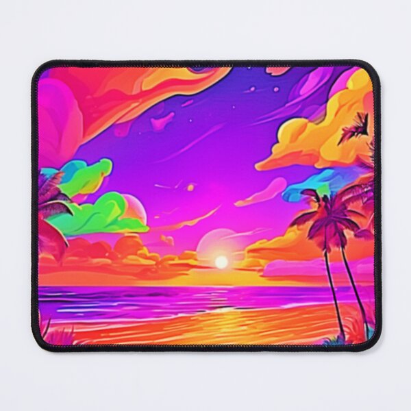 Item preview, Vibrant Tropical Sunset designed and sold by Health And Fitness Posts e-Store.