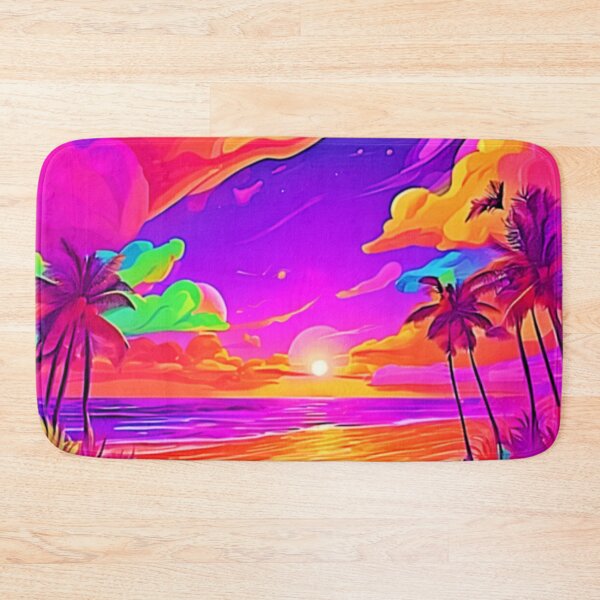 Item preview, Vibrant Tropical Sunset designed and sold by Health And Fitness Posts e-Store.
