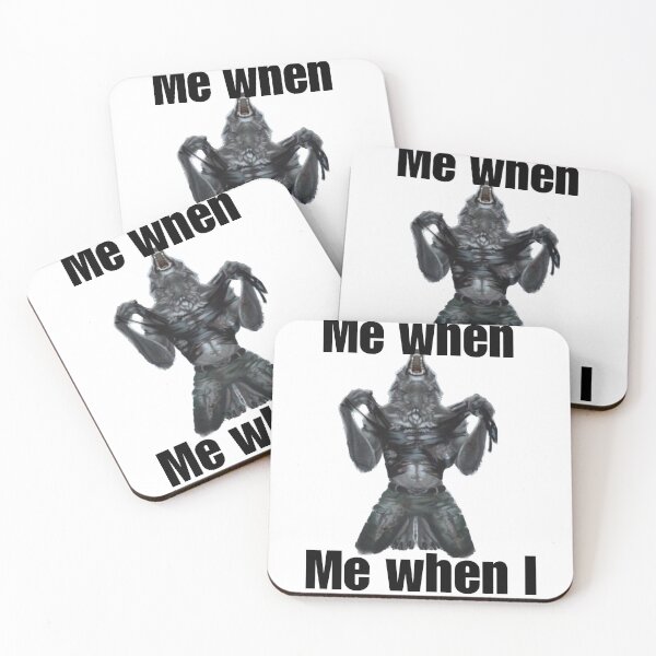 Item preview, Me when i wolf meme designed and sold by parallelpark.