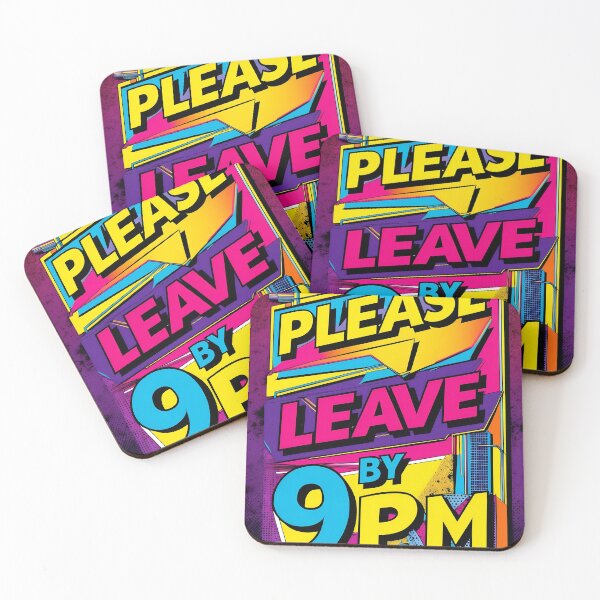 Item preview, Can You Please Leave By 9 PM?" Poster - Dorm Room Essential, Apartment Fun & Functional Art art for girls collage apartment dorm wall art designed and sold by Frame of Mind .
