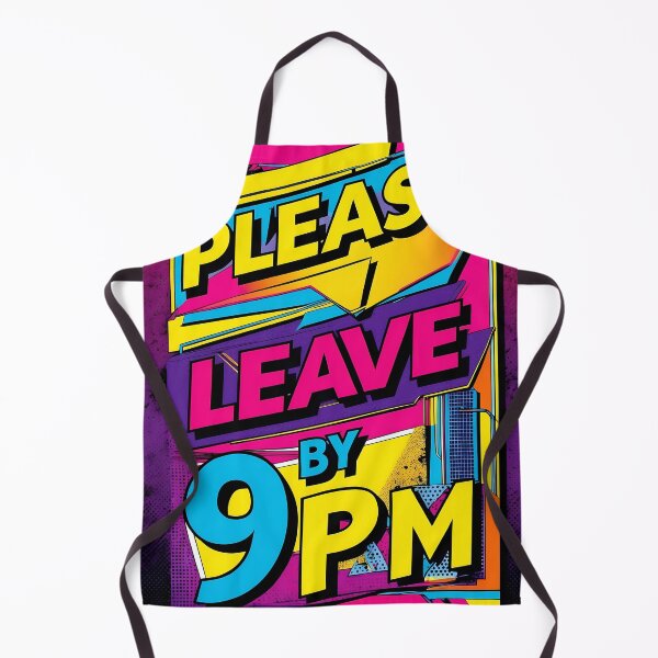 Item preview, Can You Please Leave By 9 PM?" Poster - Dorm Room Essential, Apartment Fun & Functional Art art for girls collage apartment dorm wall art designed and sold by Frame of Mind .
