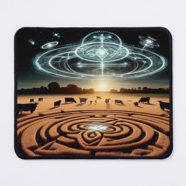 Item preview, Alien Crop Circles designed and sold by Myra365Art.