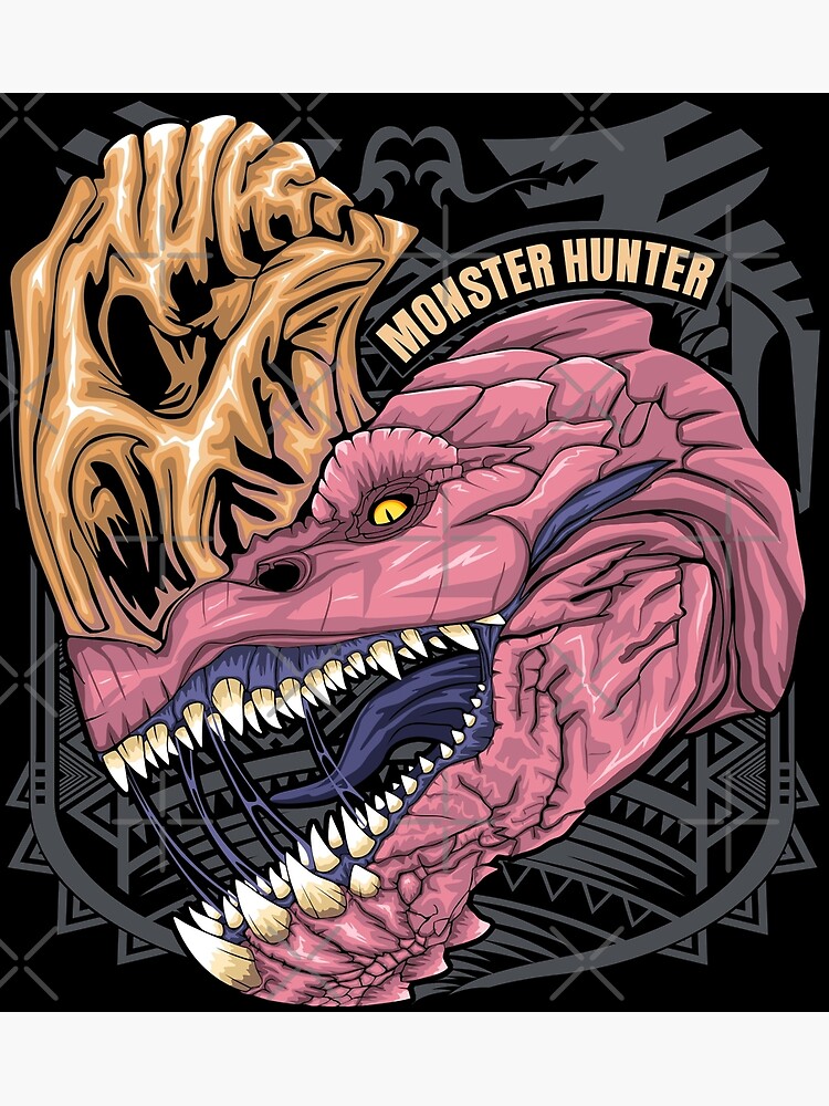 Diablos Monster Hunter Art Board Print for Sale by Dan Dee