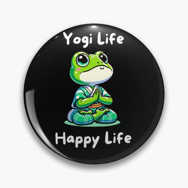 Item preview, Yoga Frog Zen Funny Meditating Yoga Quotes designed and sold by DivineMovement.