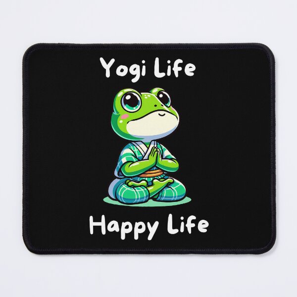Item preview, Yoga Frog Zen Funny Meditating Yoga Quotes designed and sold by DivineMovement.