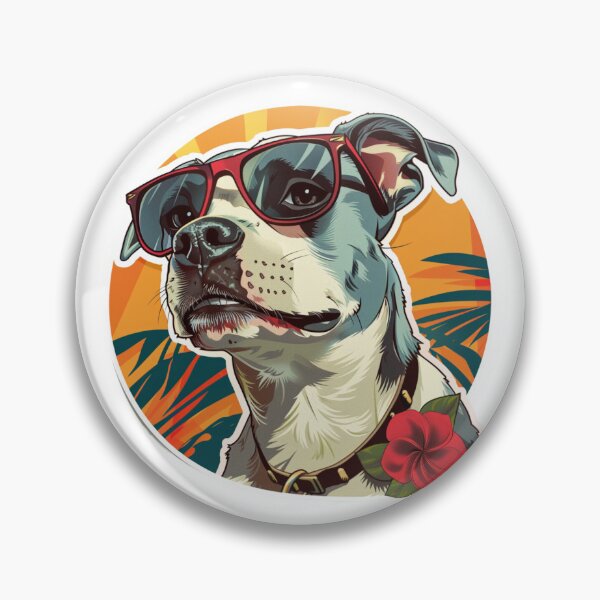 Item preview, Cool Summer Dog designed and sold by NicolasGlowArt.