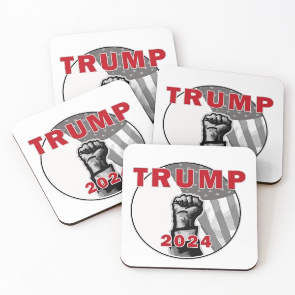 Item preview, Trump 2024 Defiant Raised Fist FIGHT sticker designed and sold by mmmkei.