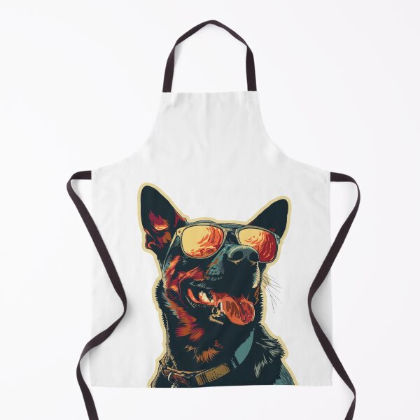 Item preview, Cool Dog With Glasses designed and sold by NicolasGlowArt.