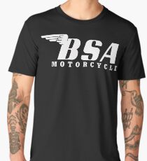Retro BSA Motorcycle Logo Men's Premium T-Shirt