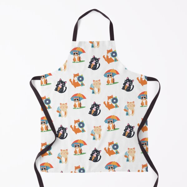 Item preview, Summer cat sticker package or pattern v. 1.. designed and sold by coloursforkids.