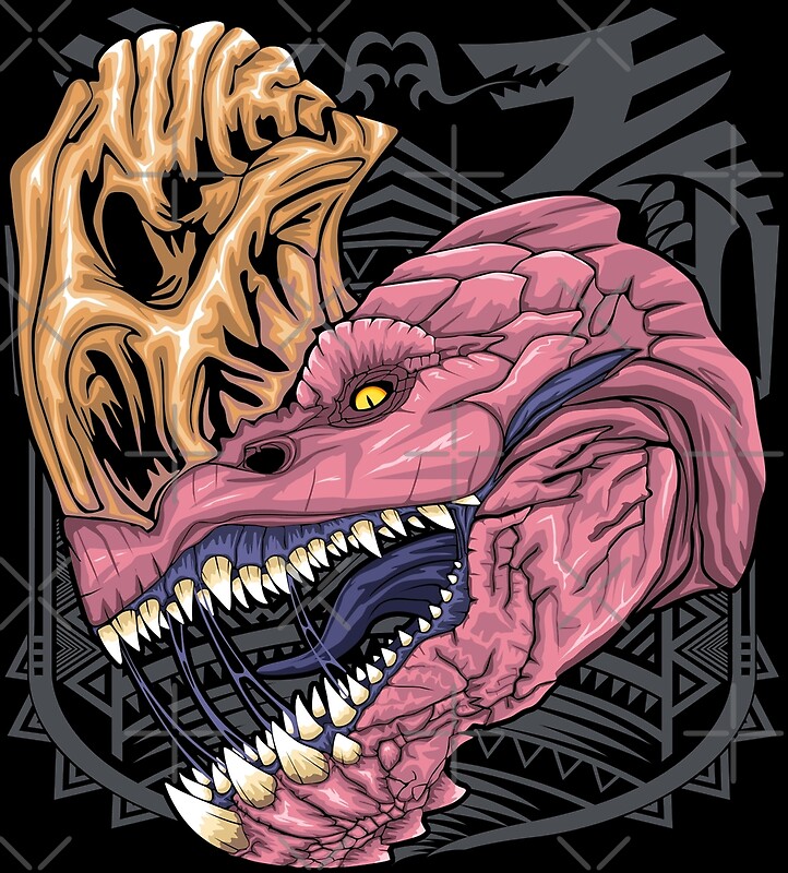 Anjanath MHW By Dan Dee Redbubble   Flat,800x800,075,f.u4 