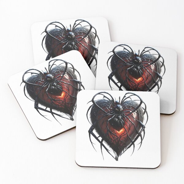 Item preview, Webbed Heart designed and sold by ZombieCrew.