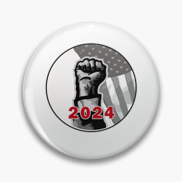 Item preview, Trump 2024 Defiant Raised Fist FIGHT sticker designed and sold by mmmkei.