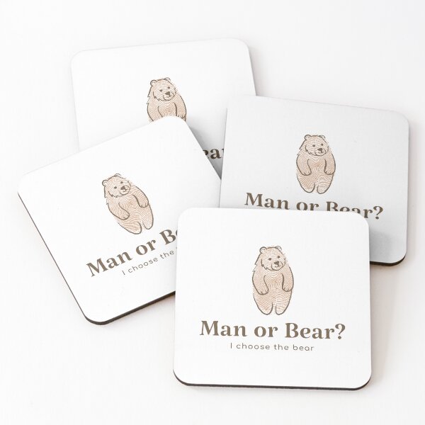 Item preview, Man or Bear? designed and sold by Crystalmilk.