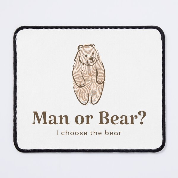 Item preview, Man or Bear? designed and sold by Crystalmilk.