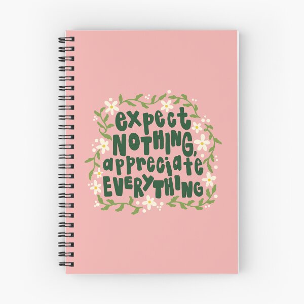 Item preview, Expect Nothing Appreciate Everything Green Floral designed and sold by GraceMakes03.