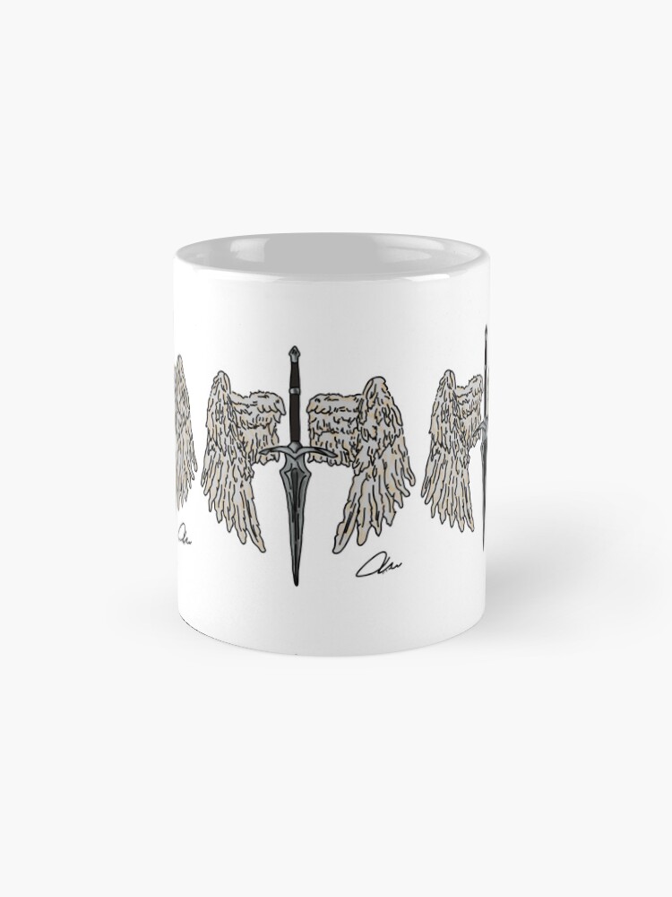 Thumbnail 4 of 6, Coffee Mug, The Earthbounders; Arien's wings designed and sold by jaques5.