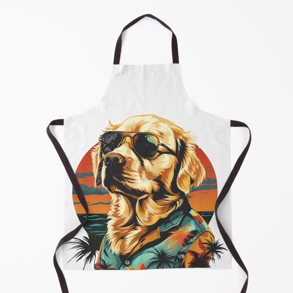 Item preview, Golden Retriever Summer Dog designed and sold by NicolasGlowArt.