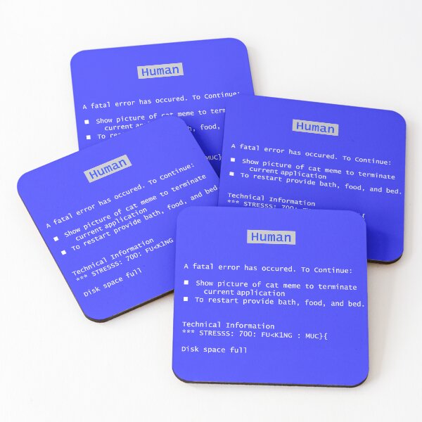Item preview, BSOD designed and sold by Bunkyard.