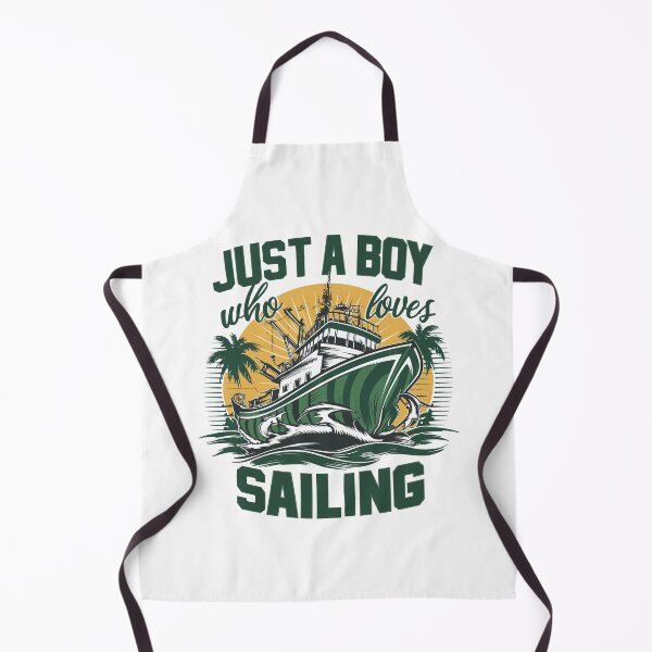 Item preview, Just a Boy Who Loves a Sailing designed and sold by MaateoDesign.